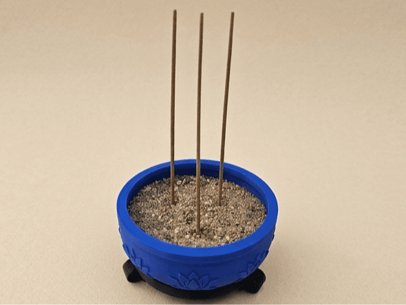 Incense Bowl | Lotus Pattern