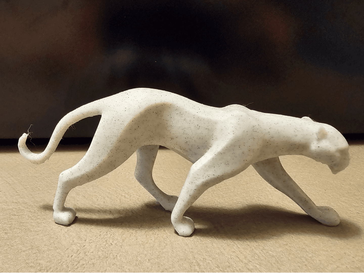 Leopard sculpture