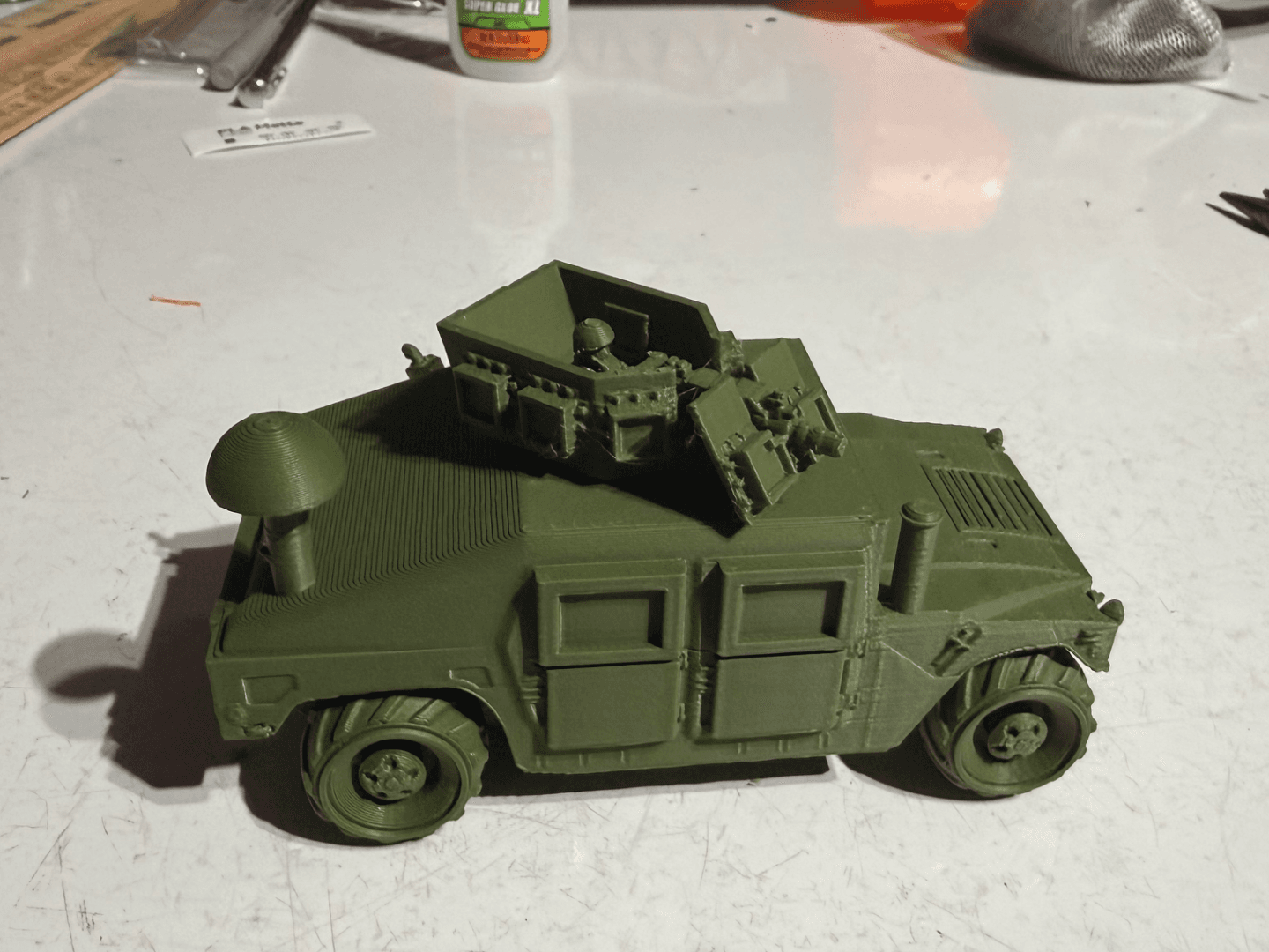 HMMWV Uparmored USMC with IED Blocker