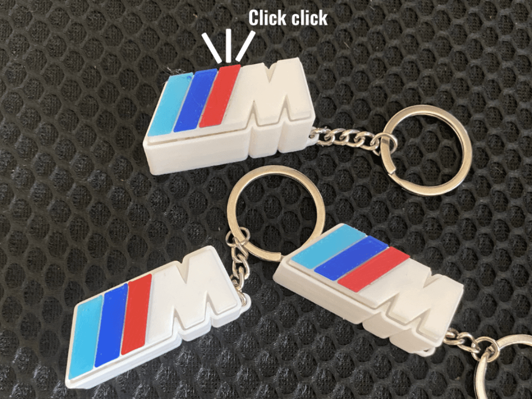 BMW M clicker Keychain (AMS & Non-AMS)