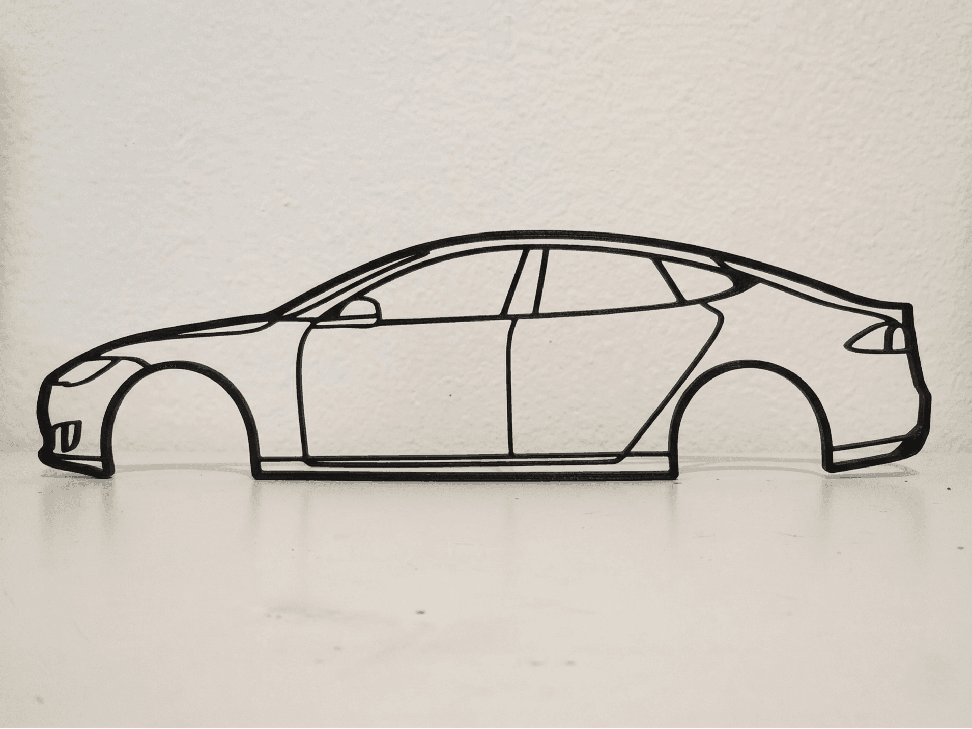 Tesla Model S Wall Art