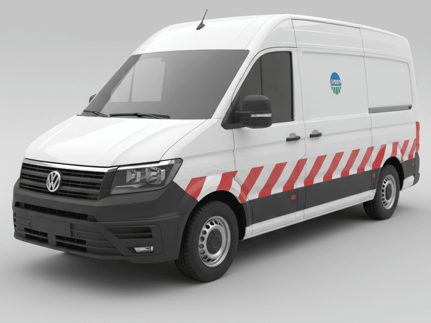 Volkswagen Crafter modellino da appendere