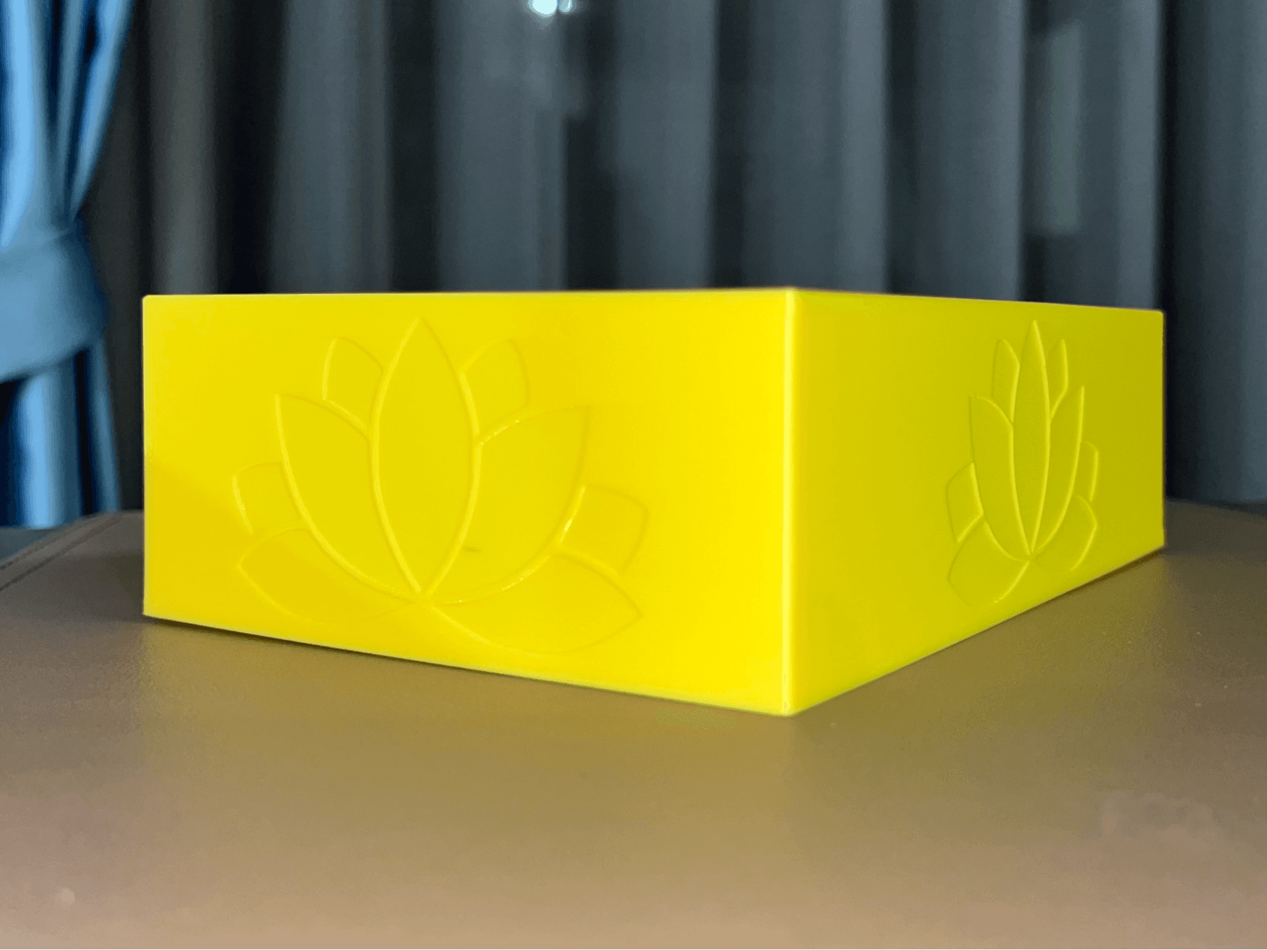 Simple Thai Offering Box with Lotus Flower Design