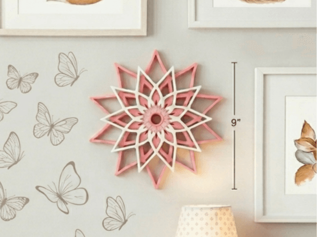 Mandala Wall Flower Art - NO AMS
