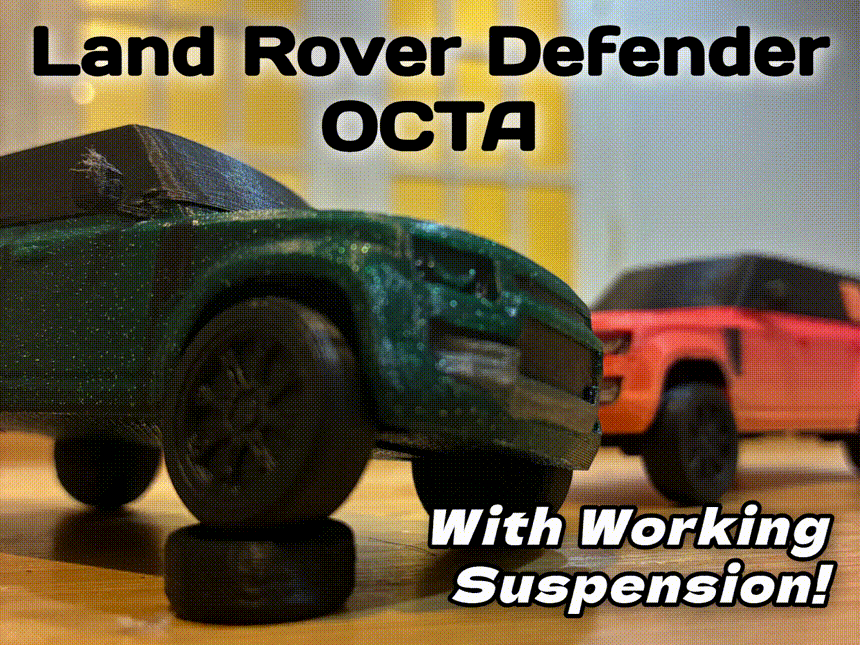 Land Rover Defender OCTA with Working suspension!