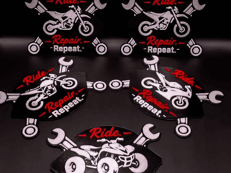 Ride Repair Repeat !!!! verschiedene Versionen