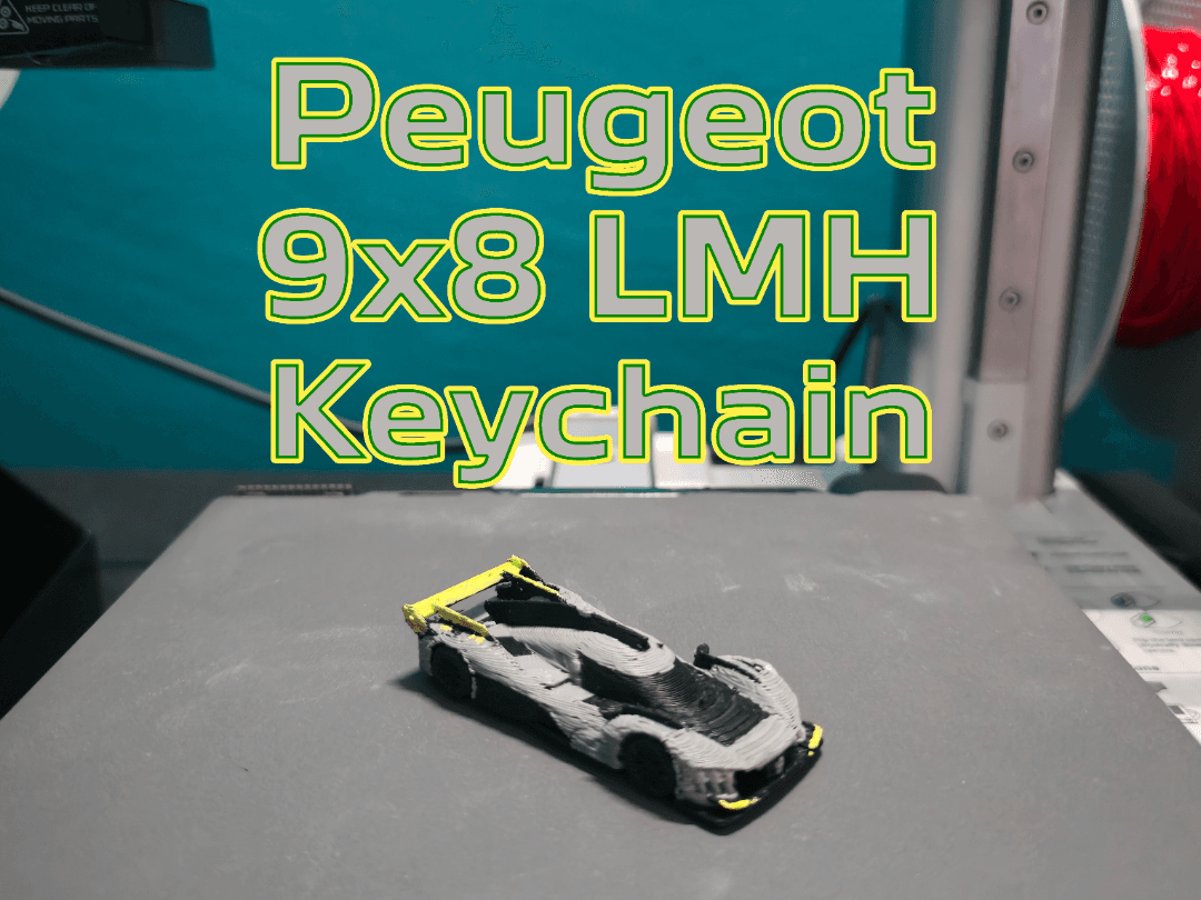 Peugeot 9x8 LMH Keychain (PIP WW)