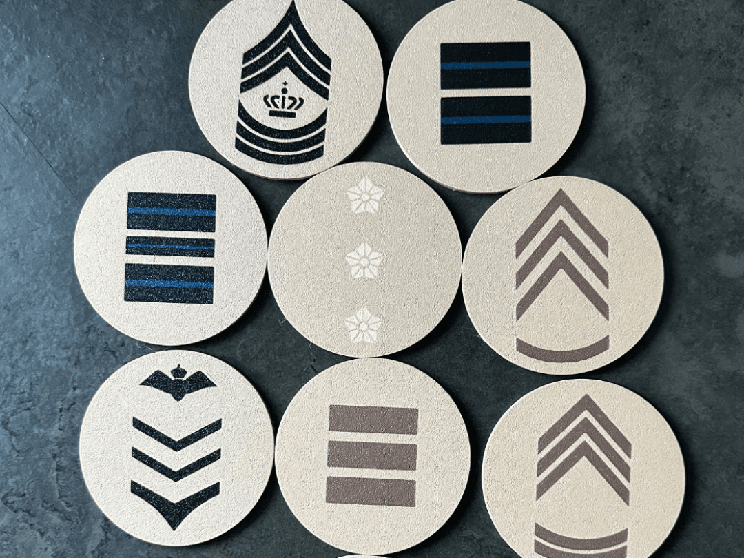 Royal Danish Armed forces coasters
