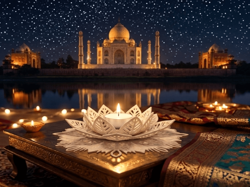 Indian Lotus Tealight