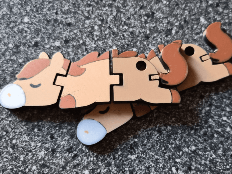 Wackel Pony / schlafenders Pony / Flexi Pony