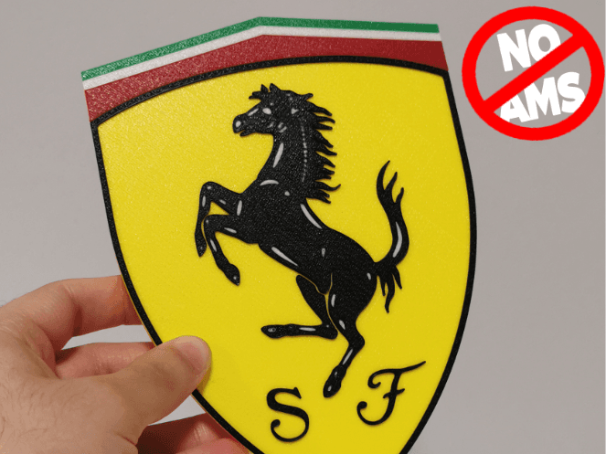 Ferrari - 3D Logo Sign (Scudo)