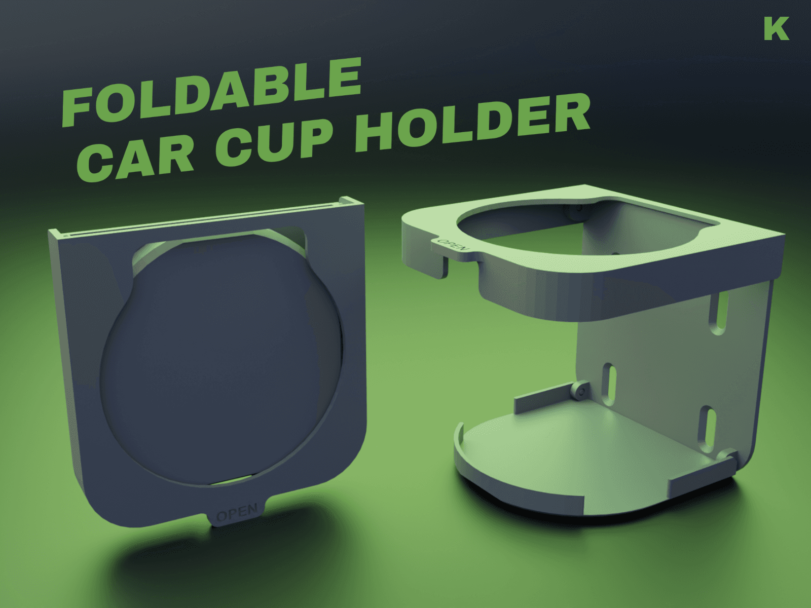 Foldable Car Cup Holder