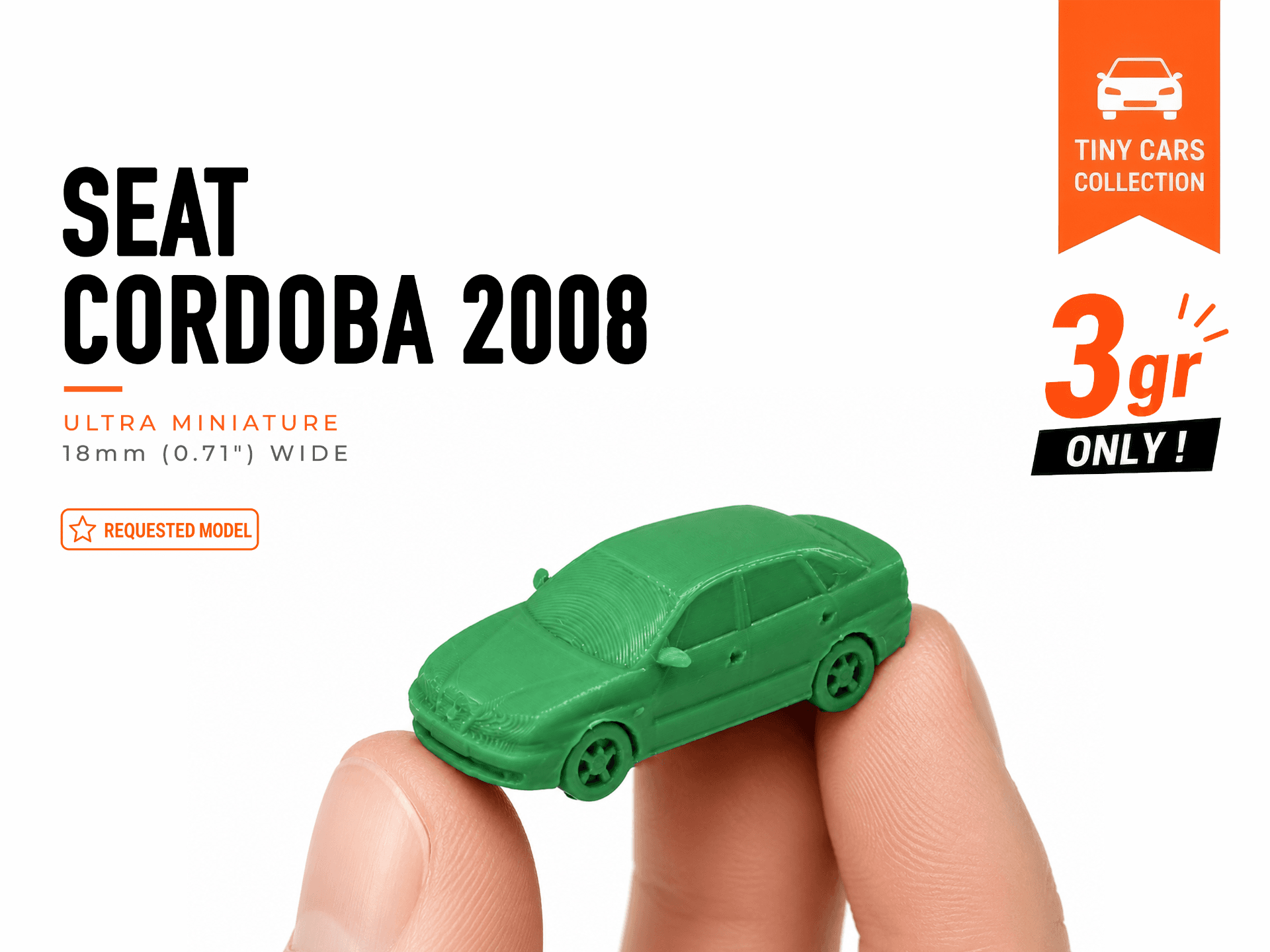 Tiny Seat Cordoba 2008 - Mini Cars Series