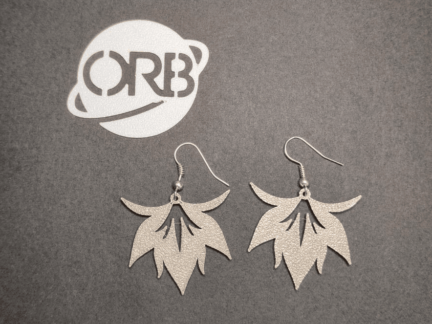 Lotus Flame Earrings