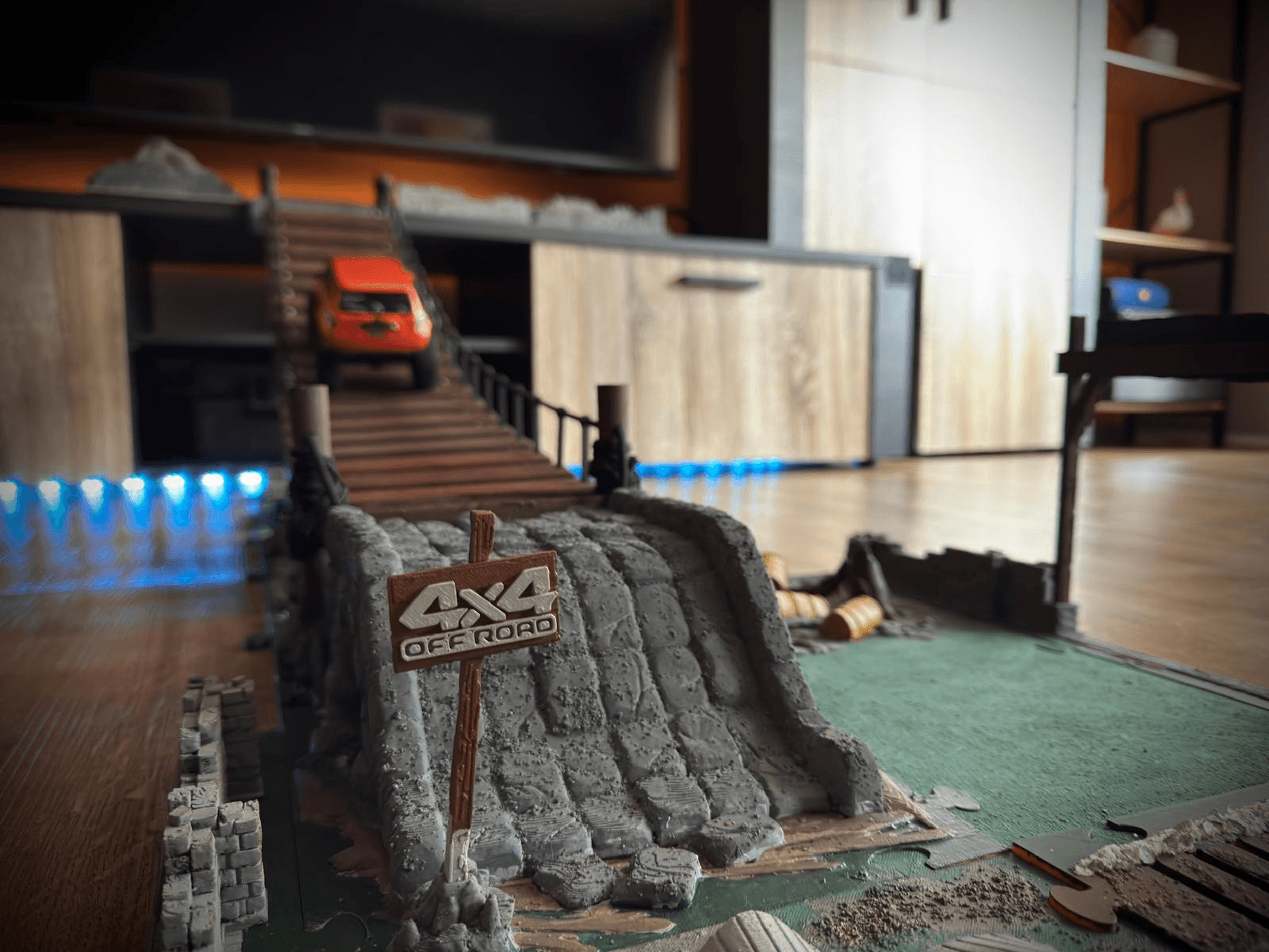 RC Crawler Park - Outlaw Brücke inkl. Mauern