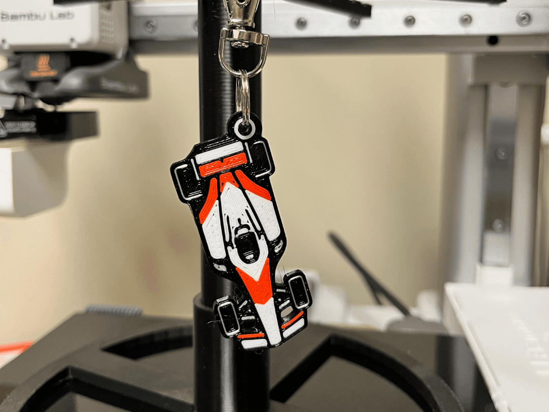 McLaren MP4/4 Senna Keychain