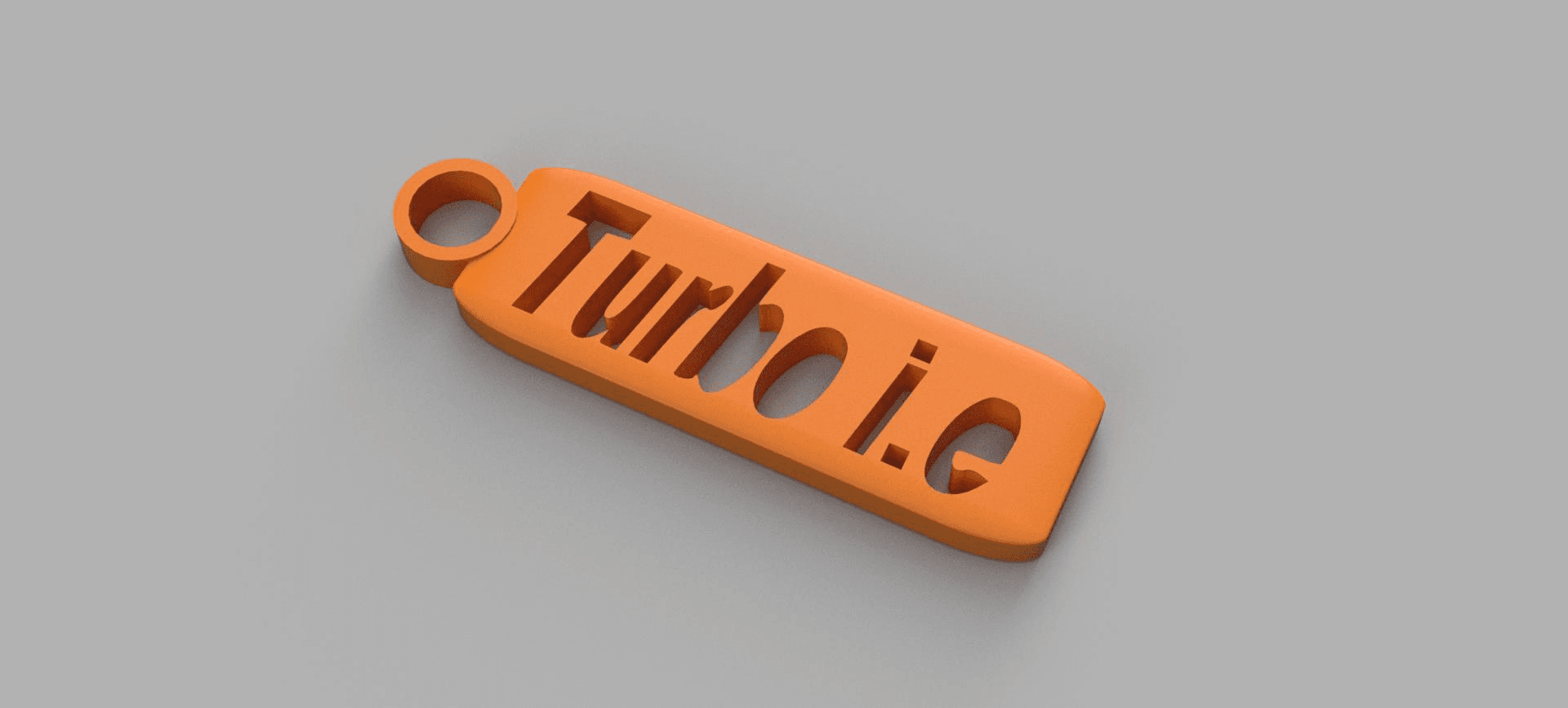 Portachiavi Turbo i.e. | Vintage Car Keychain