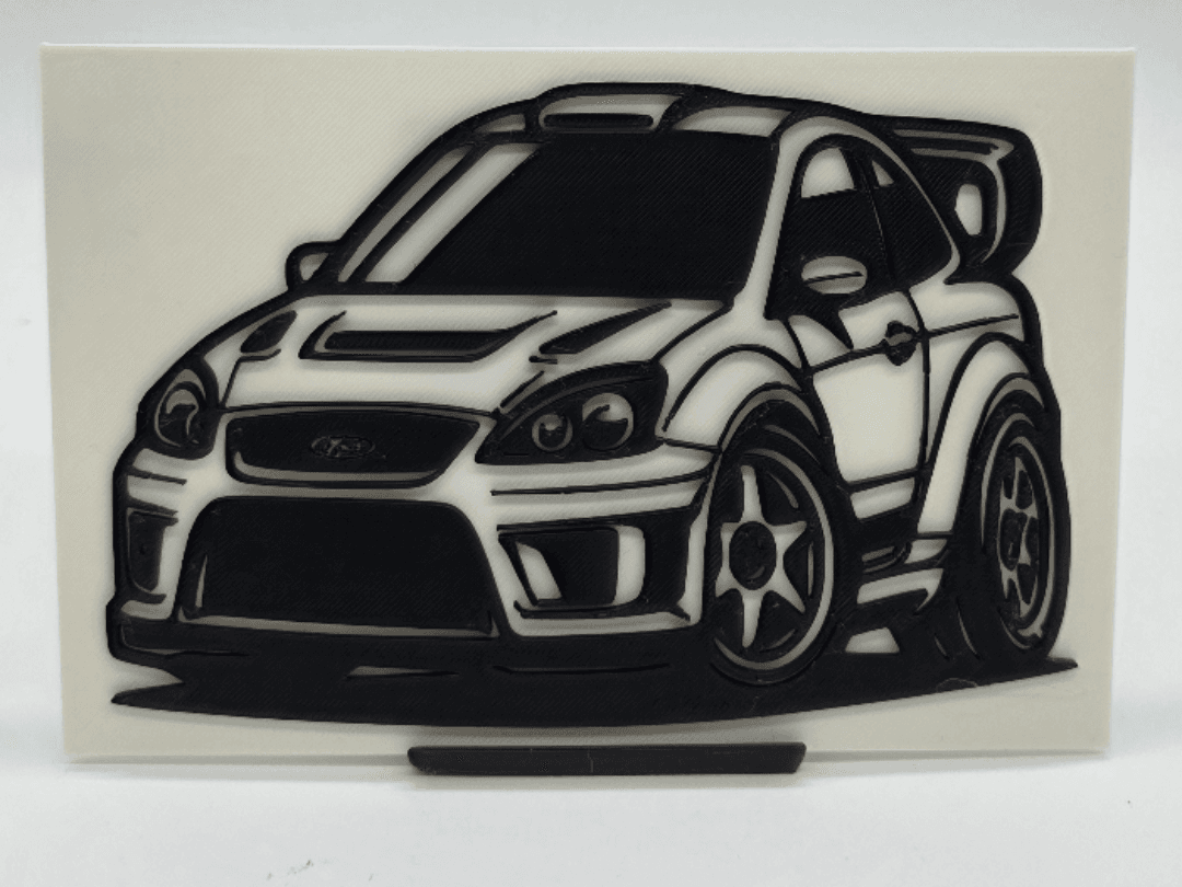 2D Wall Art Ford Focus WRC 99–01 TinyCar