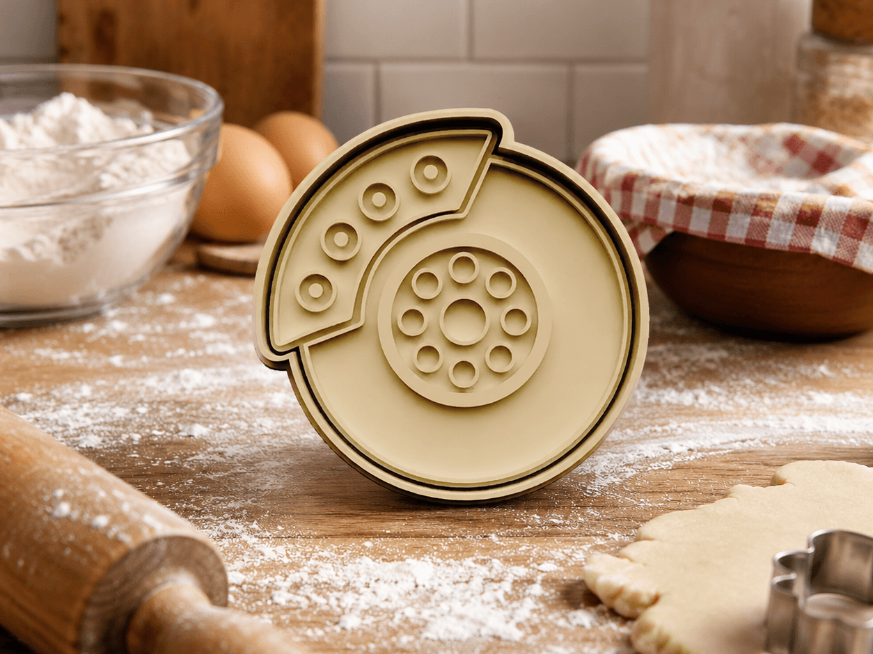 Brake Disc Cookie Cutter STL File