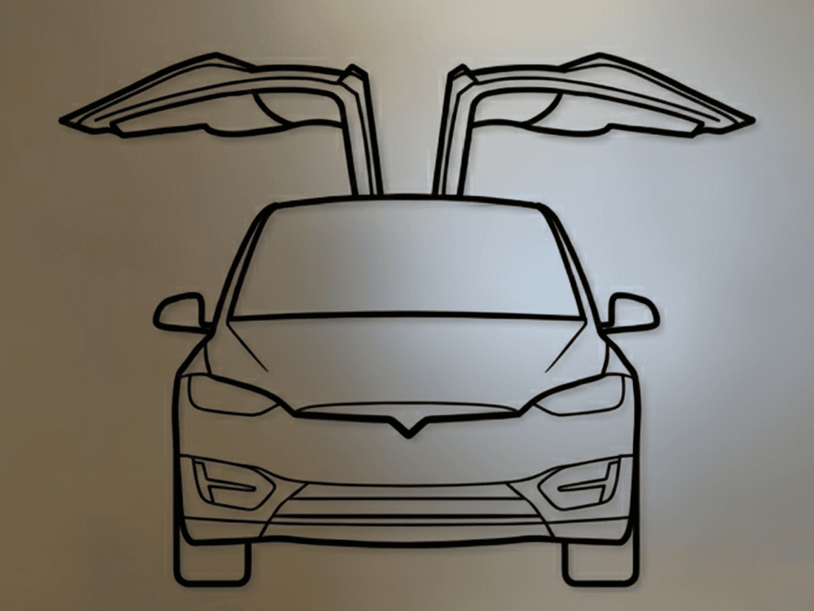 Tesla Model X Desing