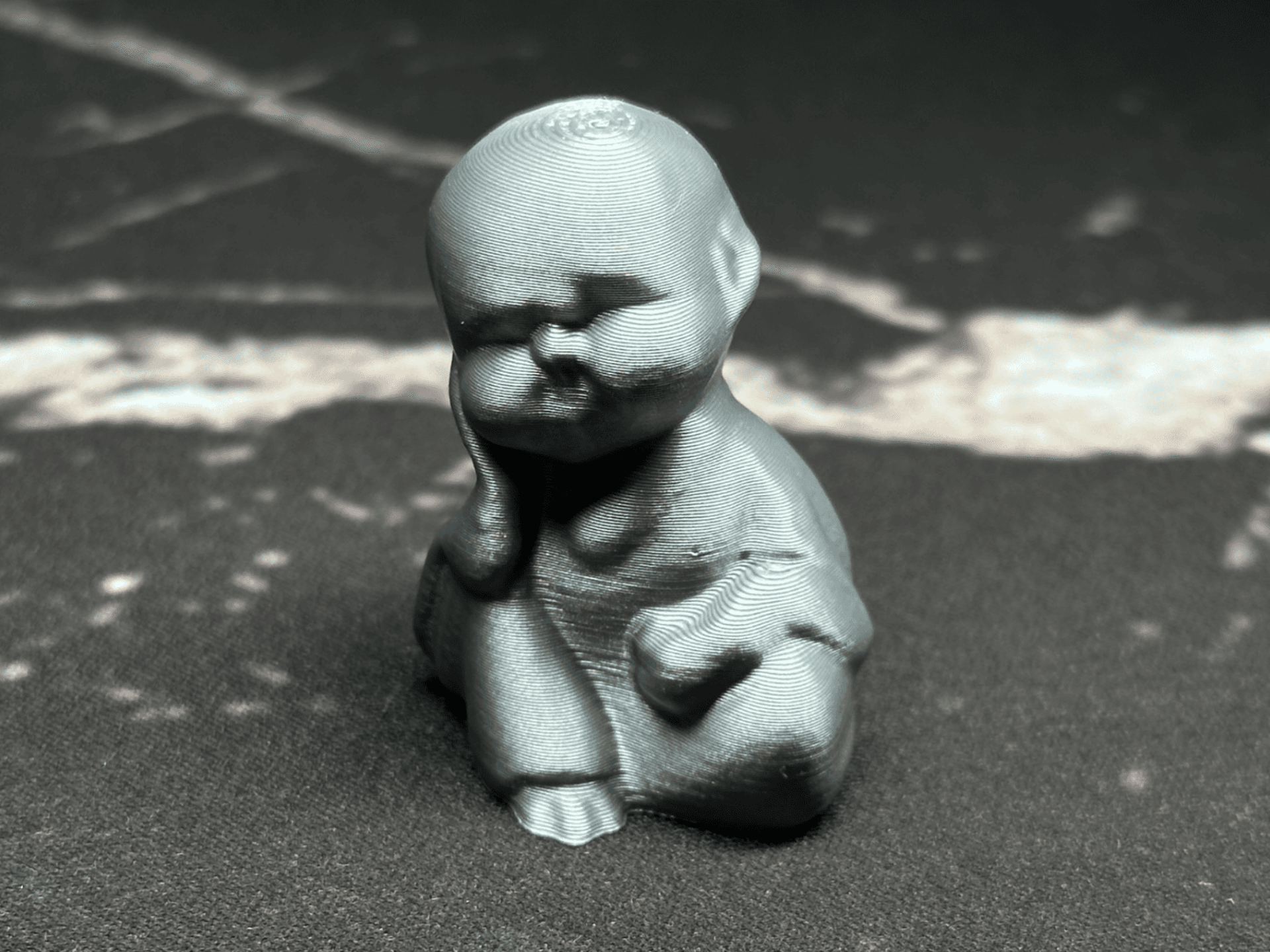 Peaceful Slumber – Sleepy Buddha Child Statue