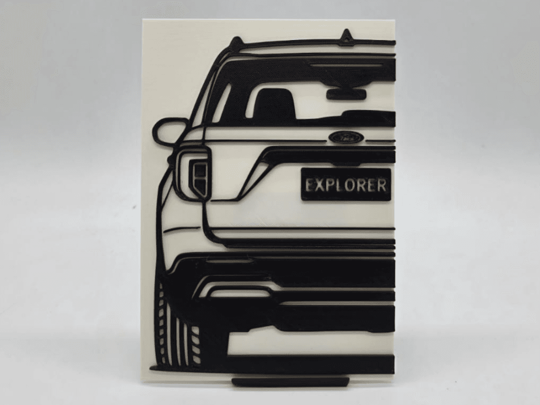 2D Wall Art Ford Explorer