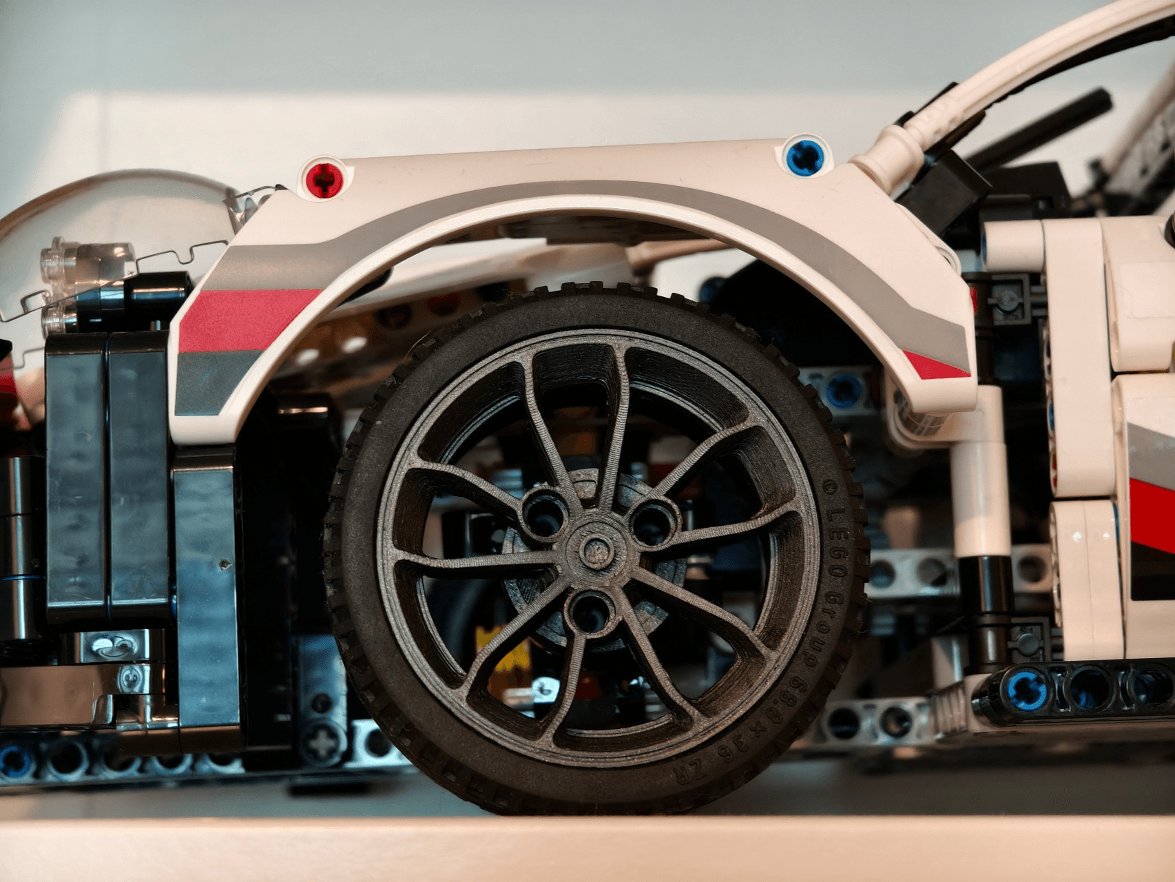 乐高 42096 改装轮毂 Rim（42056 911GT3 RS Technic Type）