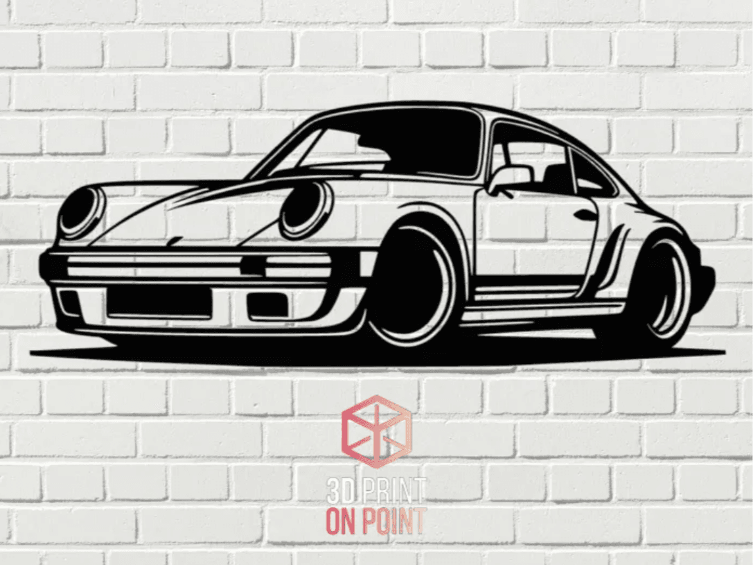 PORSCHE 911 VINTAGE 1963 - WALL ART #2