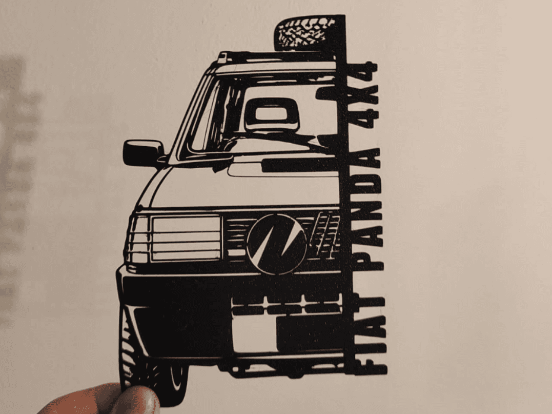 Silhouette Fiat Panda 4x4