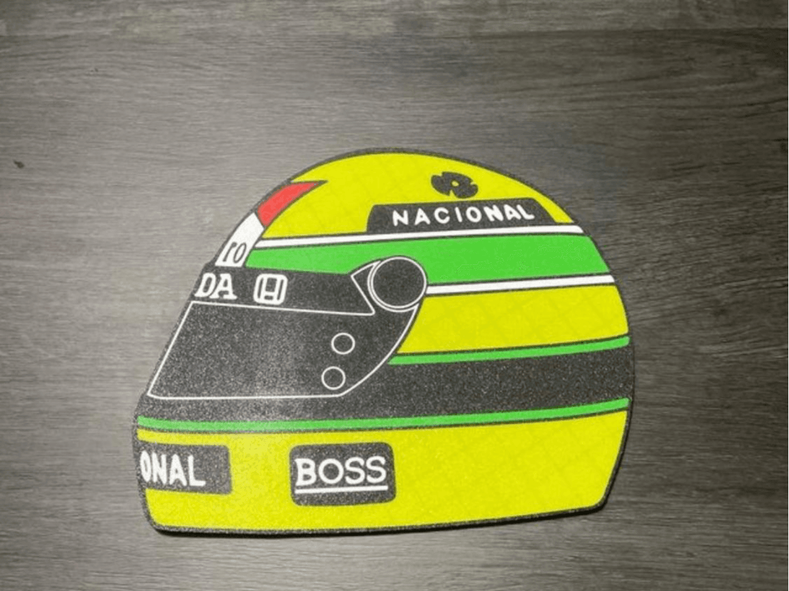 llavero Casco Ayrton Senna