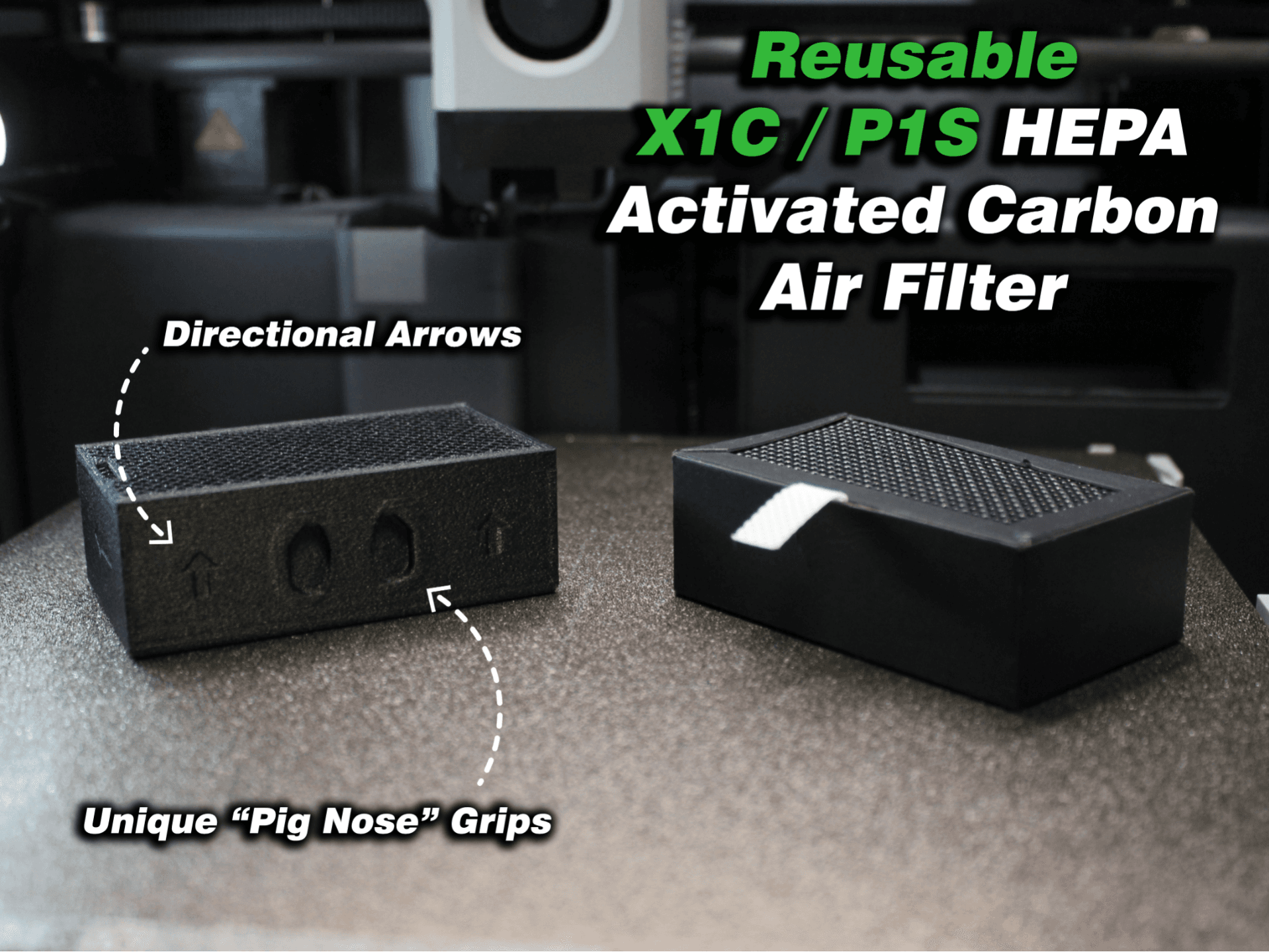 X1C / P1S Activated Carbon / HEPA Air Filter 