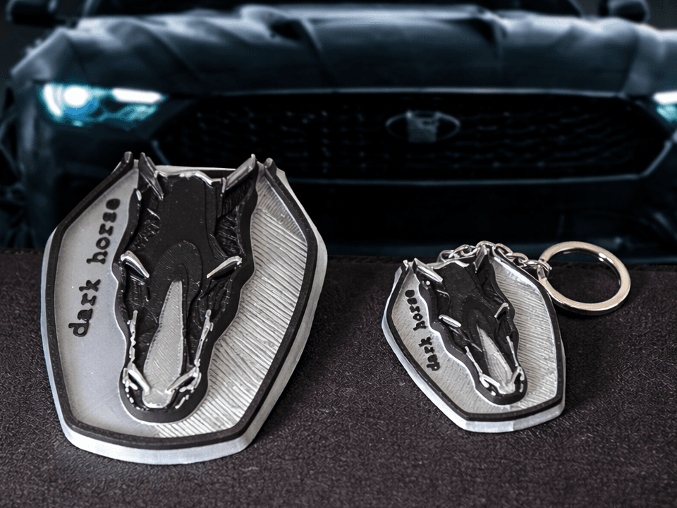 Schlüsselanhänger Mustang dark horse
