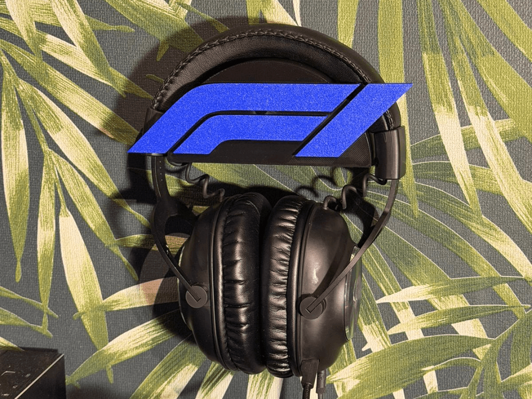 F1-Inspired Wall Headphone Stand | Desk & Gamin