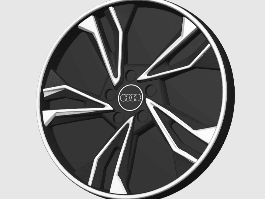 Audi Wheel Valet Tray Multi-Color - Desk Organizer