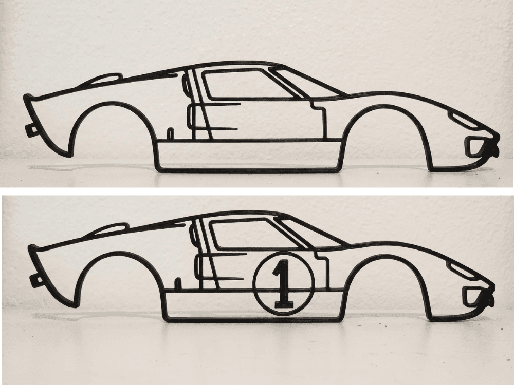 Ford GT40 mkii Wall Art