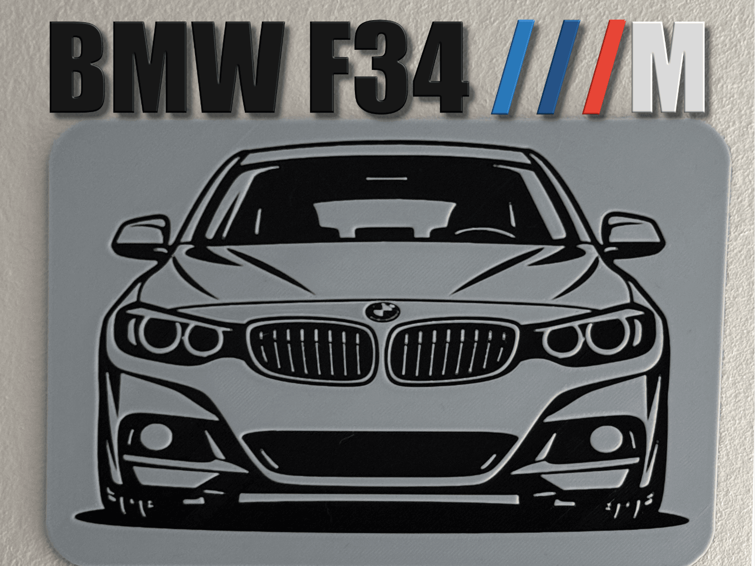 BMW F34 M-Package Wall Decoration