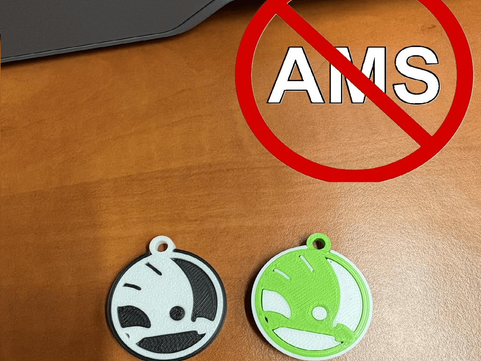 Skoda Logo with Box (Dual Color Keychain)