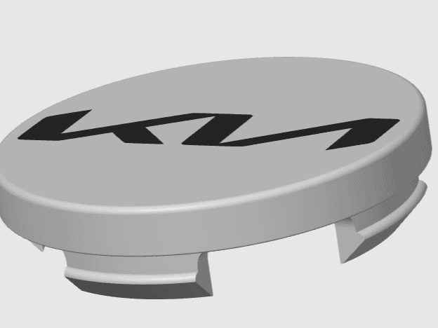Wheel center cap 59,8mm KIA Flat