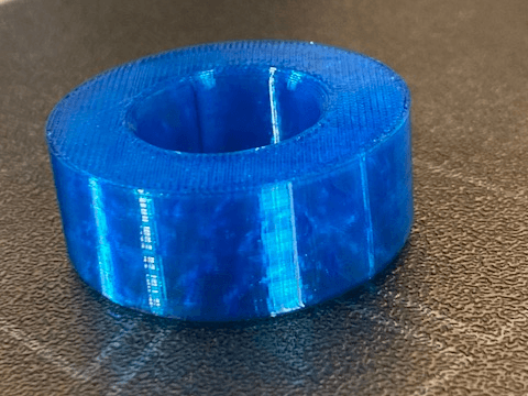 Motorcycle gas tank puck TPU