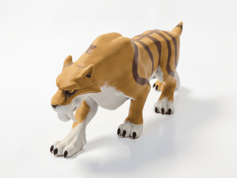 Leo Ice Age Saber Tooth Tiger Figurine