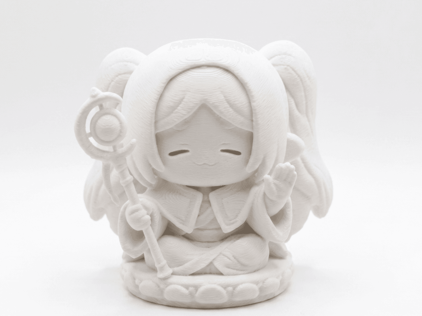 The Lotus-Frieren Buddha: Ancient Stone Edition