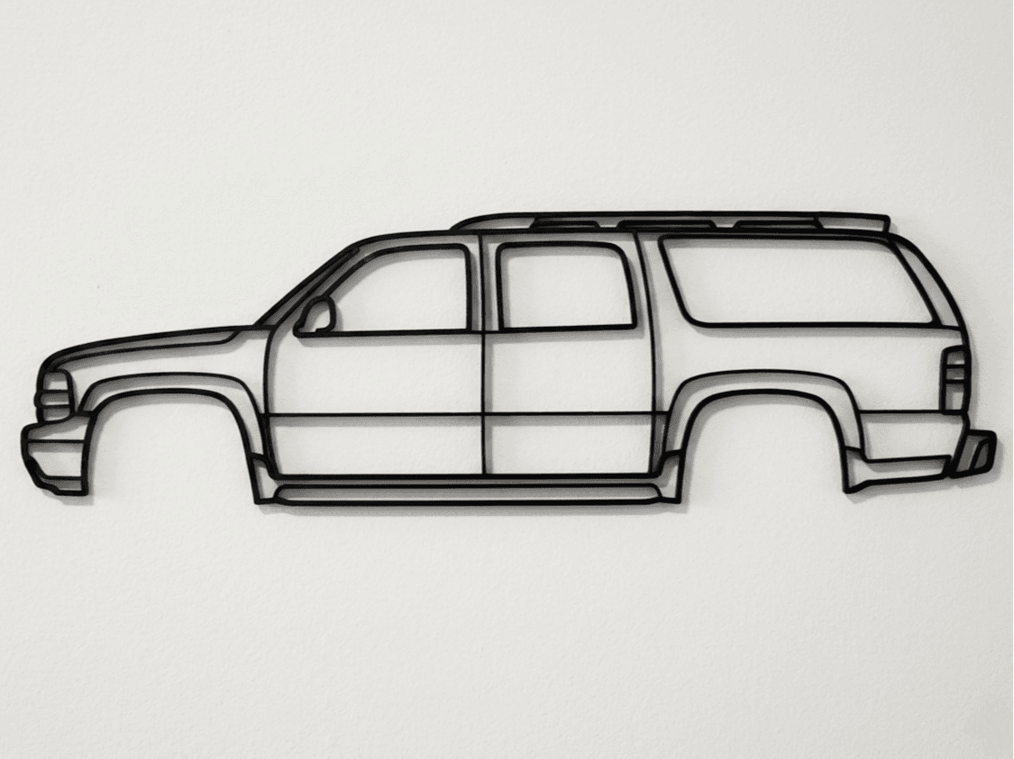 Chevrolet Suburban GMT800 Z71 Front Wall Art