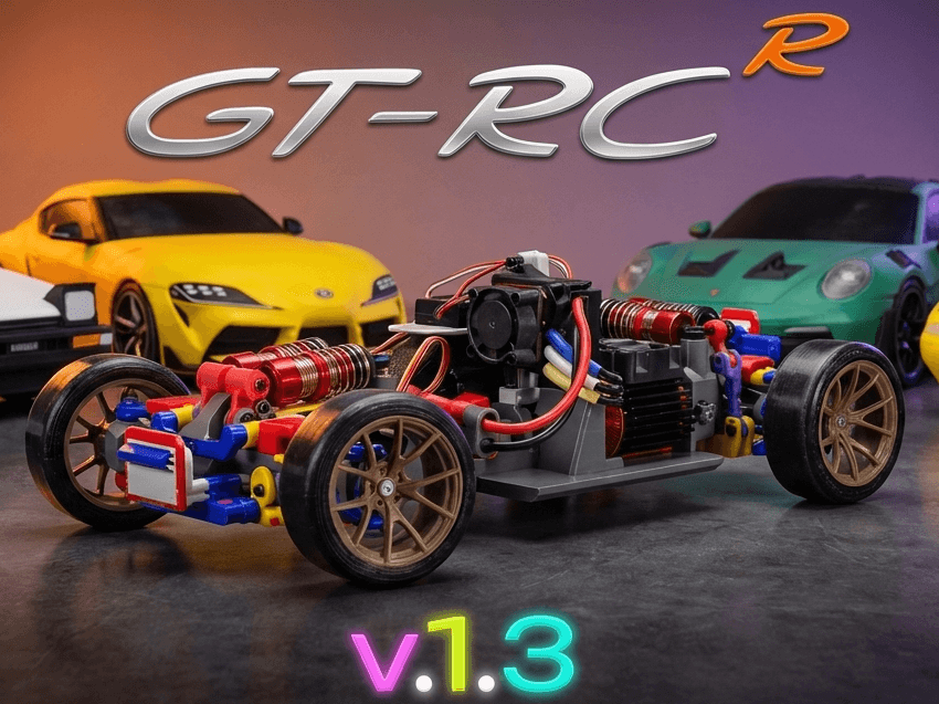 GT-RC R v1.3 Modular RC Chasis (MJX HyperGo)