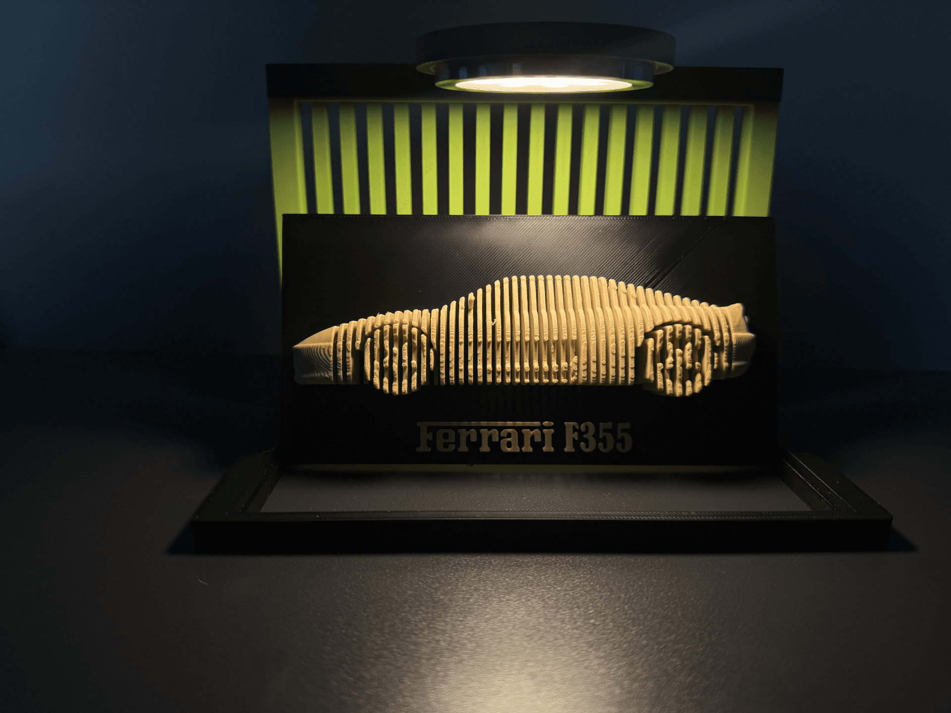 Ferrari F355 Berlinetta - Vertically Layered Model