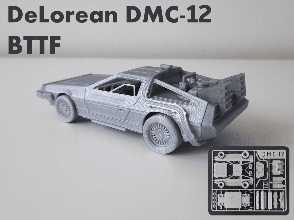 DeLorean DMC-12 (Back to the Future) - Kit card