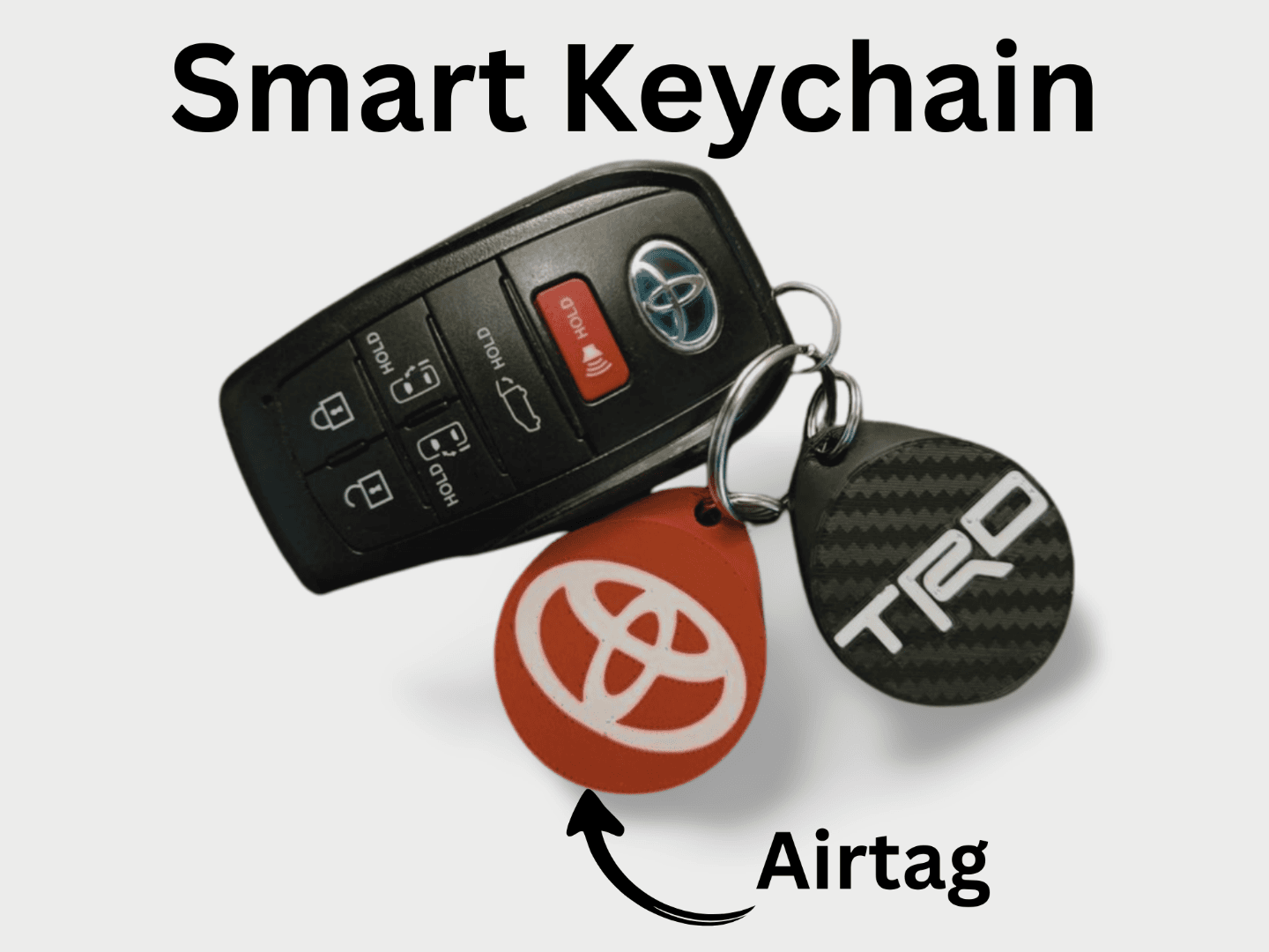 Toyota Airtag keychain