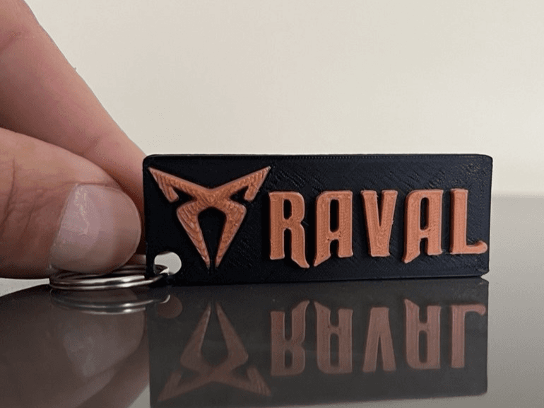 Cupra Raval keychain