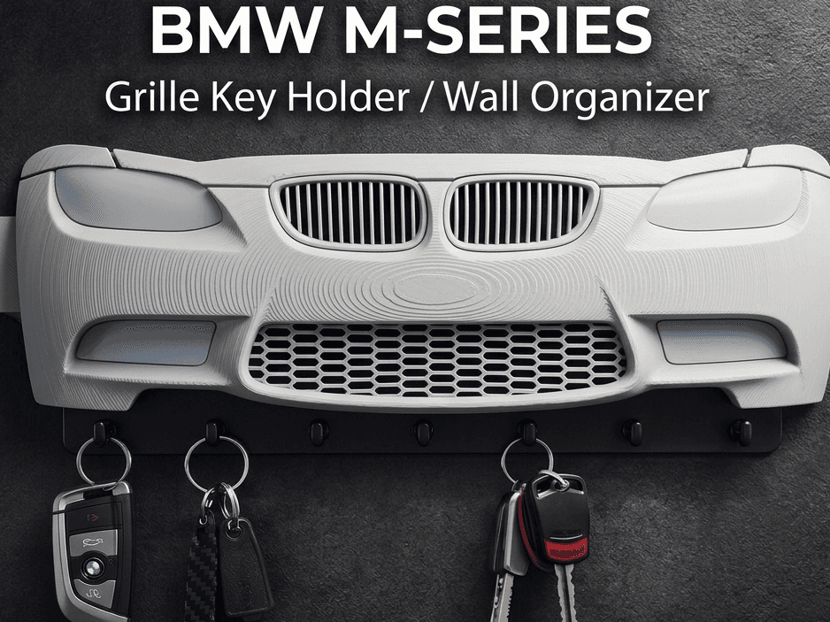 BMW E92 M3 Grille Key Holder / Wall Organizer