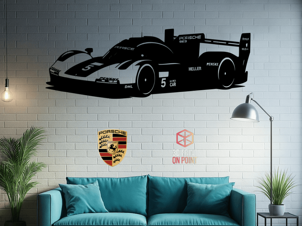PORSCHE 963 WEC - 2D WALL ART