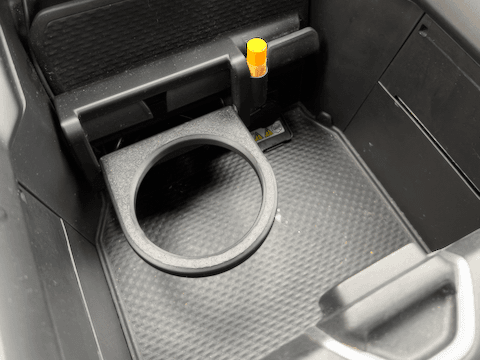 RAM Truck Fold-Down Cupholder – Fits Large Cups